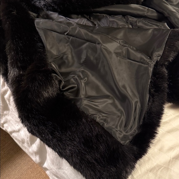 GAP Faux Fur Long Coat - Picture 7 of 13